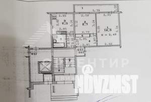 2-к квартира, вторичка, 43м2, 1/9 этаж