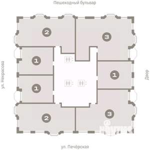 3-к квартира, вторичка, 121м2, 17/24 этаж