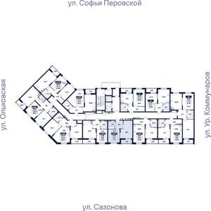 1-к квартира, вторичка, 38м2, 6/17 этаж