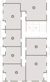 2-к квартира, вторичка, 73м2, 13/16 этаж