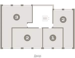 2-к квартира, вторичка, 62м2, 3/8 этаж