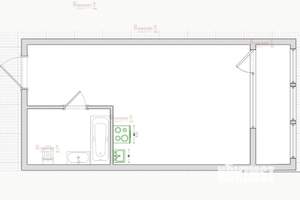 Студия квартира, вторичка, 28м2, 7/13 этаж