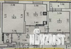 2-к квартира, вторичка, 66м2, 13/17 этаж