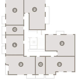 2-к квартира, вторичка, 74м2, 7/9 этаж