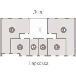 1-к квартира, вторичка, 39м2, 5/8 этаж