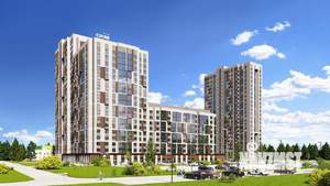 1-к квартира, строящийся дом, 35м2, 9/18 этаж