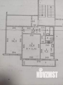 2-к квартира, вторичка, 47м2, 9/9 этаж