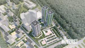 1-к квартира, сданный дом, 51м2, 21/25 этаж