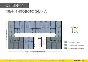 1-к квартира, вторичка, 33м2, 10/14 этаж