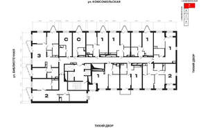 1-к квартира, вторичка, 48м2, 3/25 этаж