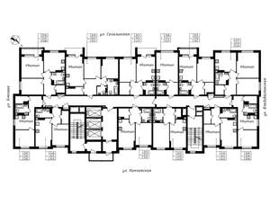 2-к квартира, строящийся дом, 55м2, 18/25 этаж