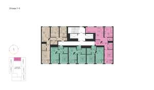 3-к квартира, вторичка, 74м2, 8/31 этаж