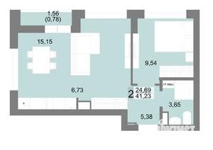 2-к квартира, вторичка, 41м2, 8/27 этаж