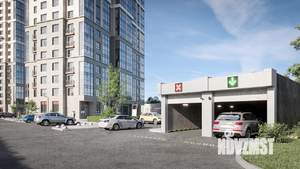 2-к квартира, строящийся дом, 58м2, 21/23 этаж