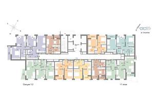 2-к квартира, вторичка, 58м2, 11/25 этаж