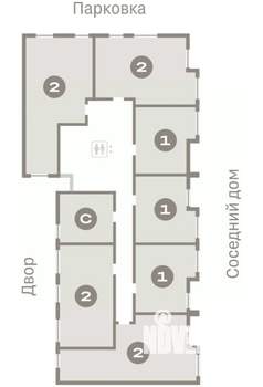 1-к квартира, вторичка, 39м2, 9/9 этаж