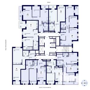 2-к квартира, вторичка, 73м2, 2/18 этаж