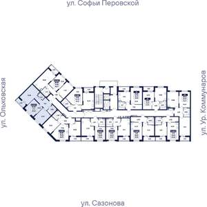 2-к квартира, вторичка, 59м2, 4/17 этаж