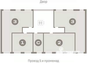 3-к квартира, вторичка, 84м2, 4/9 этаж