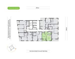 1-к квартира, вторичка, 39м2, 22/24 этаж