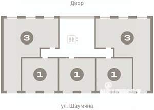 1-к квартира, вторичка, 37м2, 3/7 этаж