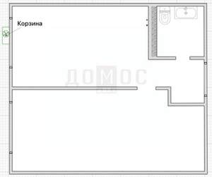 1-к квартира, вторичка, 39м2, 20/31 этаж