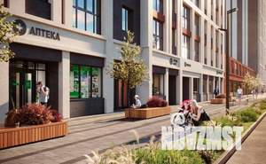 1-к квартира, строящийся дом, 33м2, 5/20 этаж