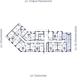 2-к квартира, вторичка, 57м2, 1/18 этаж