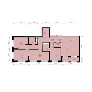 4-к квартира, строящийся дом, 109м2, 30/30 этаж