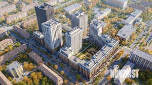 1-к квартира, строящийся дом, 47м2, 8/24 этаж