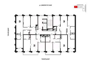 3-к квартира, вторичка, 85м2, 4/25 этаж