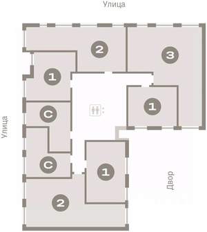 3-к квартира, вторичка, 86м2, 4/7 этаж