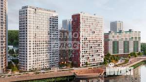 2-к квартира, строящийся дом, 51м2, 22/25 этаж