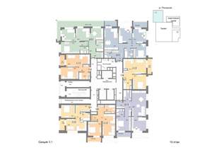 1-к квартира, вторичка, 44м2, 19/25 этаж