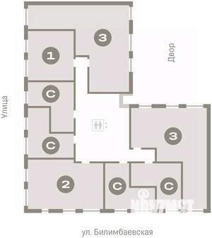 3-к квартира, вторичка, 83м2, 3/9 этаж