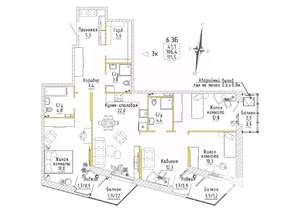 3-к квартира, вторичка, 112м2, 6/8 этаж