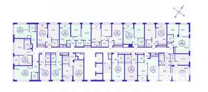Студия квартира, строящийся дом, 29м2, 25/28 этаж