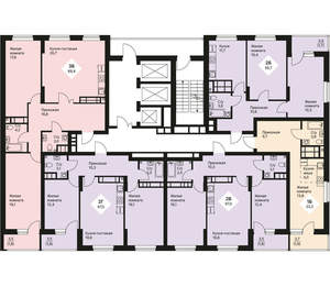 2-к квартира, вторичка, 60м2, 23/25 этаж