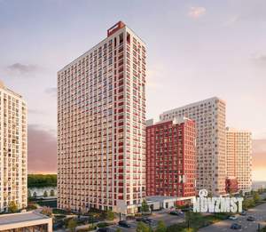 2-к квартира, строящийся дом, 47м2, 1/28 этаж
