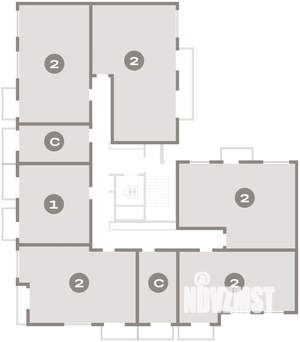 2-к квартира, вторичка, 74м2, 6/9 этаж
