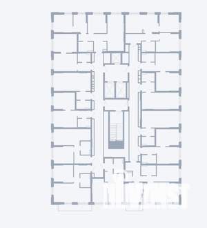2-к квартира, строящийся дом, 52м2, 8/25 этаж