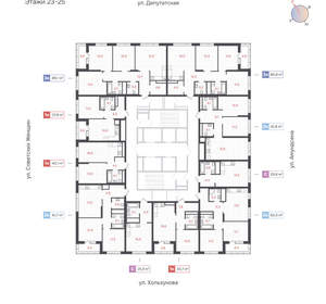 1-к квартира, вторичка, 44м2, 23/31 этаж