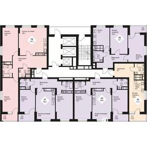 3-к квартира, вторичка, 89м2, 25/25 этаж