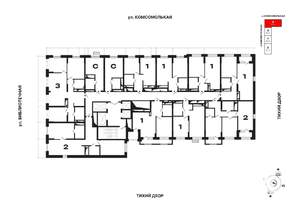 1-к квартира, вторичка, 38м2, 21/25 этаж
