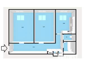 2-к квартира, вторичка, 61м2, 2/5 этаж