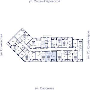 1-к квартира, вторичка, 38м2, 4/17 этаж