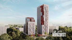 1-к квартира, строящийся дом, 50м2, 9/10 этаж