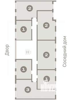 1-к квартира, вторичка, 35м2, 6/8 этаж