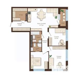 3-к квартира, вторичка, 90м2, 14/25 этаж