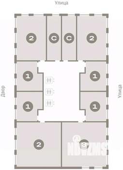 2-к квартира, вторичка, 65м2, 8/25 этаж
